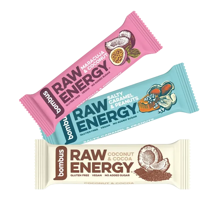 Bombus Raw Energy tyčinka AKCE 2+1 3x50 g